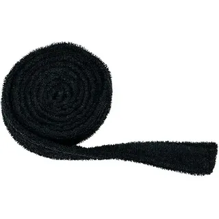 TUVA HOME 100% Baumwolle Schwarzer Bademantel Gürtel 180cm, Gürtel für Bademantel, Morgenmantel aus Frottee, Schwarz Widerstandsfähiger Bademantelgürtel, Hotelqualität, Frottee Gürtel - Einheitsgröße