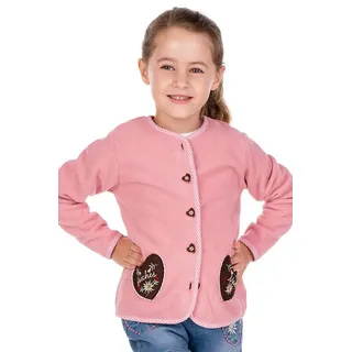 Bondi Baby Mädchen Fleecejacke Freches Madl 86851 | Old Rose 92 - 92