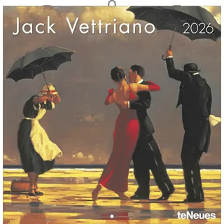 Neumann Jack Vettriano 2026 Wand-/Brosch.-/Kunstkal. 30x30/30x60