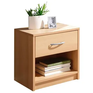 Pol-Power P & B Nachtschrank, Buche, Kunststoff, 1 Schubladen, 39x41x28 cm, Schlafzimmer, Nachttische