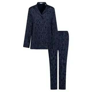 seidensticker Pyjama Set (Oberteil + Hose) 12.520800 blau M (38)