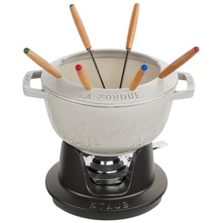 Staub Fondue-Set - silber - silber