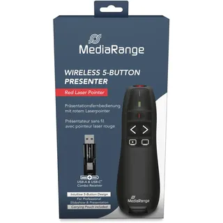 MediaRange MROS220 Funk-Presenter RF Schwarz