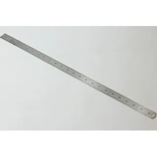 edi-tronic Stahllineal Stahlmaßstab Werkstattlineal Lineal Edelstahl Maßstab 600mm 60cm 24inch