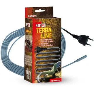 Happet Terra Line Heizkabel 80W 9 m für Terrarium Vivarium Aquarium, Wasserdichtes Silikon-Heizkabel zur Bodenheizung für Reptilien Amphibien Fische