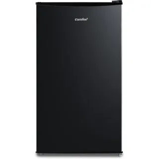 Comfee' RCD115DK2 Kühlschrank mit Gefrierfach, 80 L Tischkühlschrank, mit 12 L Gefrierfach, -18 °C bis -8 °C, 4-Sterne-Gefrierfach-Einstufung, 137 kWh pro Jahr, einstellbare Temperaturregelung, Schwarz