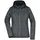 JN771 Fleecejacke Grey-Melange/Anthracite-Melange XL