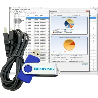 Benning Software PC-WIN 750-760 Software PC-W, Messtechnik, Blau