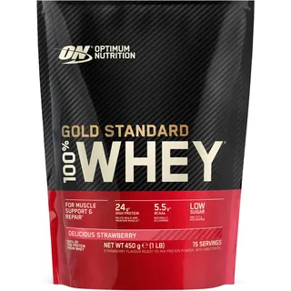 Optimum Nutrition Gold Standard 100% Whey Strawberry Pulver 450 g