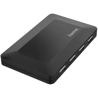 Hama 00200122 USB-Hub 4 Port USB-A USB 2.0 480MBit/s Schwarz