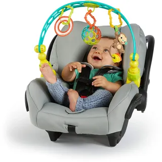 Bright Starts Oball, Spielbogen für den Kinderwagen aus flexiblem, festem Oball-Material für einfaches Greifen