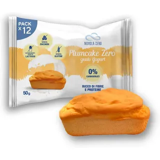 Nuvola Zero – Plumcake Zero mit Joghurtgeschmack ohne Kohlenhydrate, laktosef...