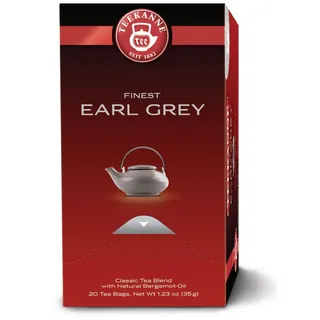 Teekanne Premium Earl Grey Schwarzer Tee 20x1,75 g