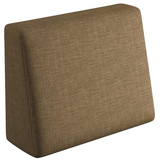 sunnypillow Palettenkissen mit abnehmbarem Bezug Kaltschaum Palettenauflage Palettenpolster Palettensofa Sitzkissen Rückenlehne Indoor Outdoor Seitenkissen 60x40x20/10cm Braun