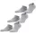Cool Kick 3-Pack Grau 44-45
