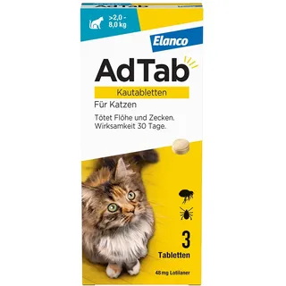 Elanco 48 mg Kautabletten für Katzen >2-8 kg
