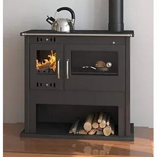 EEK A Küchenofen Holzherd Victoria Viki LUX schwarz - 10,5kW