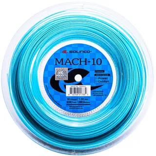 Solinco Mach 10 200 m Tennisrollen Saite - Blue - 1,25 mm
