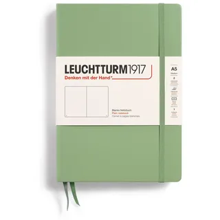Leuchtturm1917 Notizbuch Medium A5 Salbei blanko
