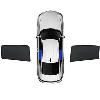 Lmmdhi Sonnenschutz für BMW X1 U11 2023/2024, Wärmeisolierend, Polyester, Schwarz, 2x Heckfenster