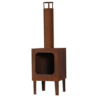 GARDENER 200-3 Gartenkamin Kamin Terrassenofen rostoptik 35x35 cm ***NEU***