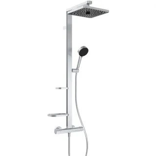 Ideal Standard Alu+ Aufputz-Duschsystem mit Thermostat BE210SI,