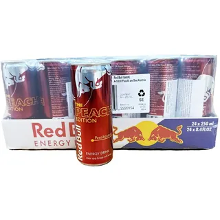 24er Red Bull Peach Edition Pfirsich 0,25l Inkl. Pfand