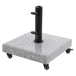 Doppler Schirmständer Granit 70 kg Hellgrau