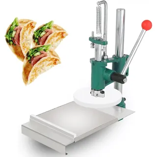 Pizza Teigroller Manuelle Pressmaschine - Elektrische Edelstahl Gebäckmaschine für Pizzateig und Gebäck, für Zuhause und Pizzerien, einfach zu bedienen und zu reinigen