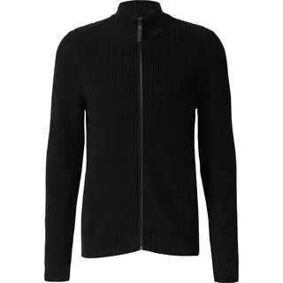 s.Oliver Struktur-Strickjacke Schwarz XL