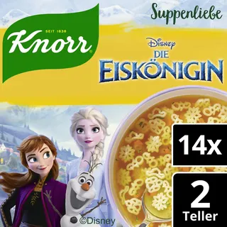 Knorr Suppenliebe Disney Die Eiskönigin Suppe leckere schnelle Suppe für Kinder und Erwachsene mit natürlichen Zutaten 18x 2 Portionen