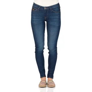 Lee Damen SCARLETT' Skinny Jeans, , Blau (Vintage Worn Eq), 25W / 31L - 25W / 31L