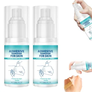 2 Stück Pflasterentferner Spray,Tape Remover Spray,Pflasterentferner,Pflaster Spray Zum Entfernen Klebereste Entferner,30ml