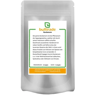 buXtrade Kardamom 250 g Gewürze