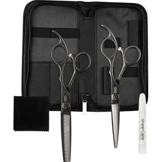 Olivia Garden Xtreme Matt Black 2er Scherenset