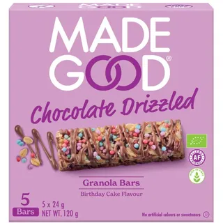 made good MadeGood Müsliriegel Birthday Cake bio (5St)
