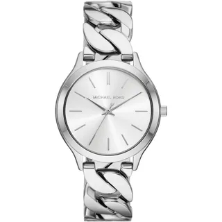 Michael Kors Slim Runway Edelstahl 38 mm silberfarben MK7474