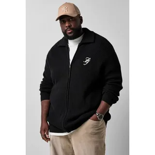 STHUGE Strickjacke in schwarz | Gr.: 8XL