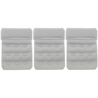 varivendo BH-Verlängerung BH-Verlängerung 3er Set 3-reihig 45mm weiß (Stück, 3 St), BH-Verlängerung BH-Extender BH-Verlängerungsstück BH-Erweiterung B weiß 45 mm