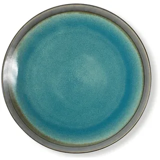 Villa d'Este Home Tivoli Bakamas Set 6 flache Teller türkis