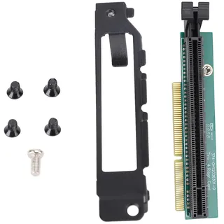 Plyisty PCI E 16x Riser -Kartenadapter, Tiny 4 PCIE16 Riser für ThinkCentre M920Q M910q M910X M920X M720Q P330 P320, 01AJ902 Netzwerkadapter -Kartenaustausch (Mit Rückenplatte)