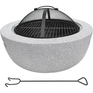 ic gardenworld Feuerschale 2-in-1 Ø 60 cm Grau