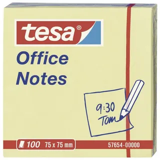 Tesa Haftnotiz Office Notes 57654-00000 75x75mm 100Bl. gelb