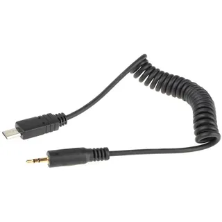 JJC Cable-F2 Auslöser-Anschlusskabel 2,5 mm Klinke auf Sony Multi Terminal-Anschluss (RM-VPR1) - für JJC-Fernauslöser, Triggertrap, Miops, Commlite
