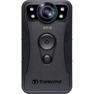 Transcend TS128GDPB40A Bodycam Spritzwassergeschützt, GPS, Interner Speicher