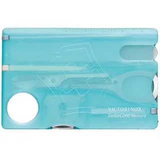 Victorinox Multitool Karte, Swiss Card Nailcare, Taschenmesser, in Kreditkartenformat, 13 Funktionen, Schraubendreher 3 mm, Schraubendreher 5 mm