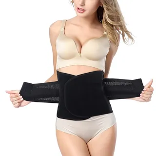 Bauchgurt Nach Geburt,Postpartum Belt Bauchband Nach Geburt Postpartum Gürtel Unterstützung,High Elastischen Rückbildungsgürtel Nach Geburt Black,M