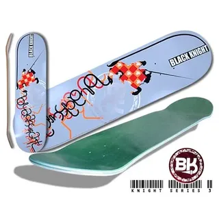 Black Knight Skateboard #3 Canadian Maple Deck 7,5