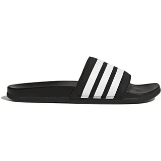 adidas Herren Adilette Comfort Pantoletten Sandalen, Schwarz Weiß Schwarz, 45 EU - 45 EU