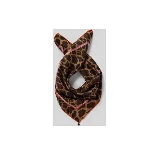 Tuch aus reiner Seide, Mittelbraun, 1